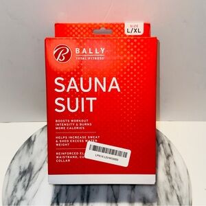 New In Box Bally Total Fitness Men's Sauna Suit L/XL  Burn Calories